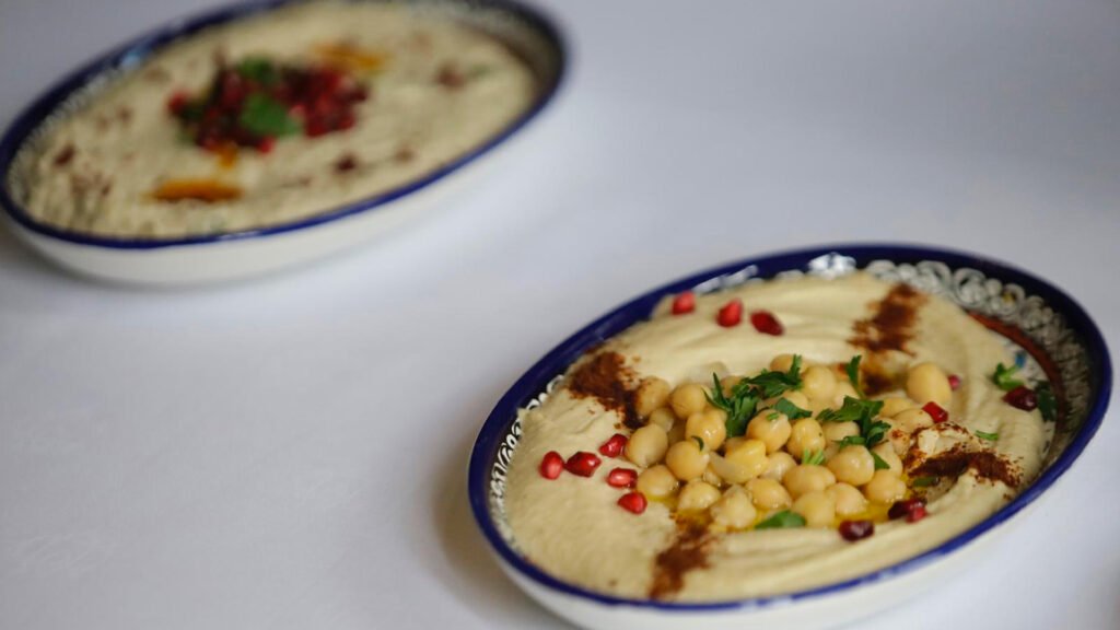 Hummus de berenjena. Hummus de berenjena.