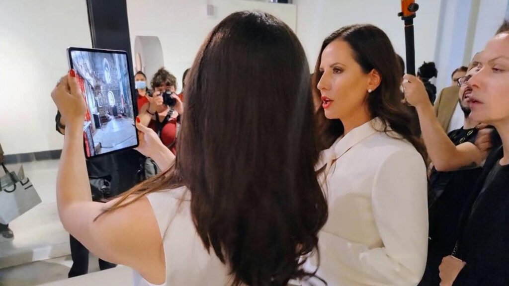 Claudia Curiel de Icaza, Secretaria de Cultura y Tamara Vucic, Primera Dama de la República de Serbia.
